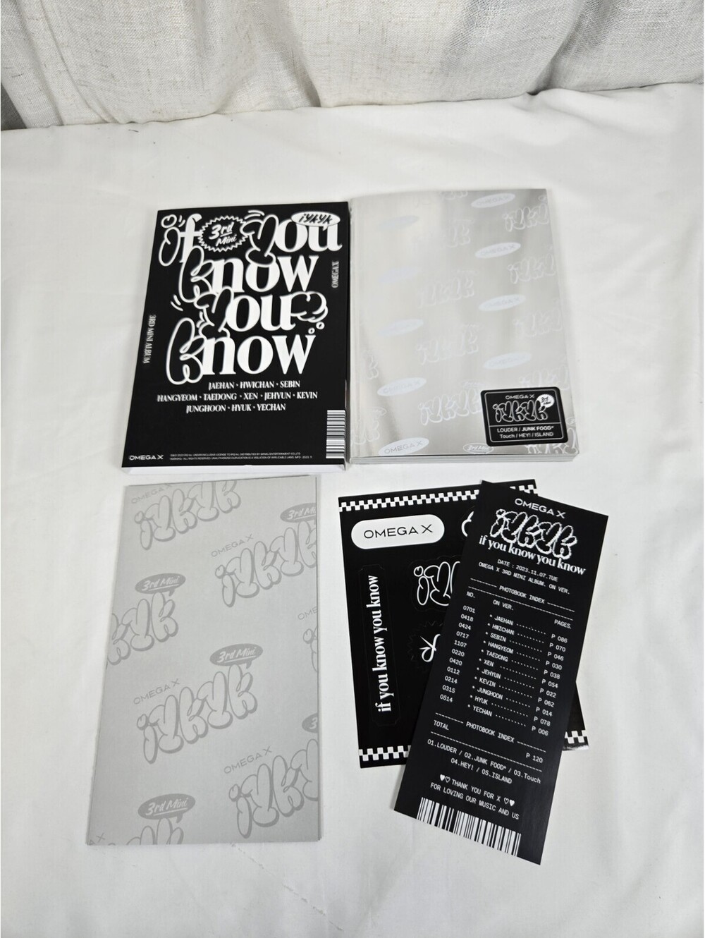 K-POP OMEGA X 3rd Mini Album iykyk ON Ver.